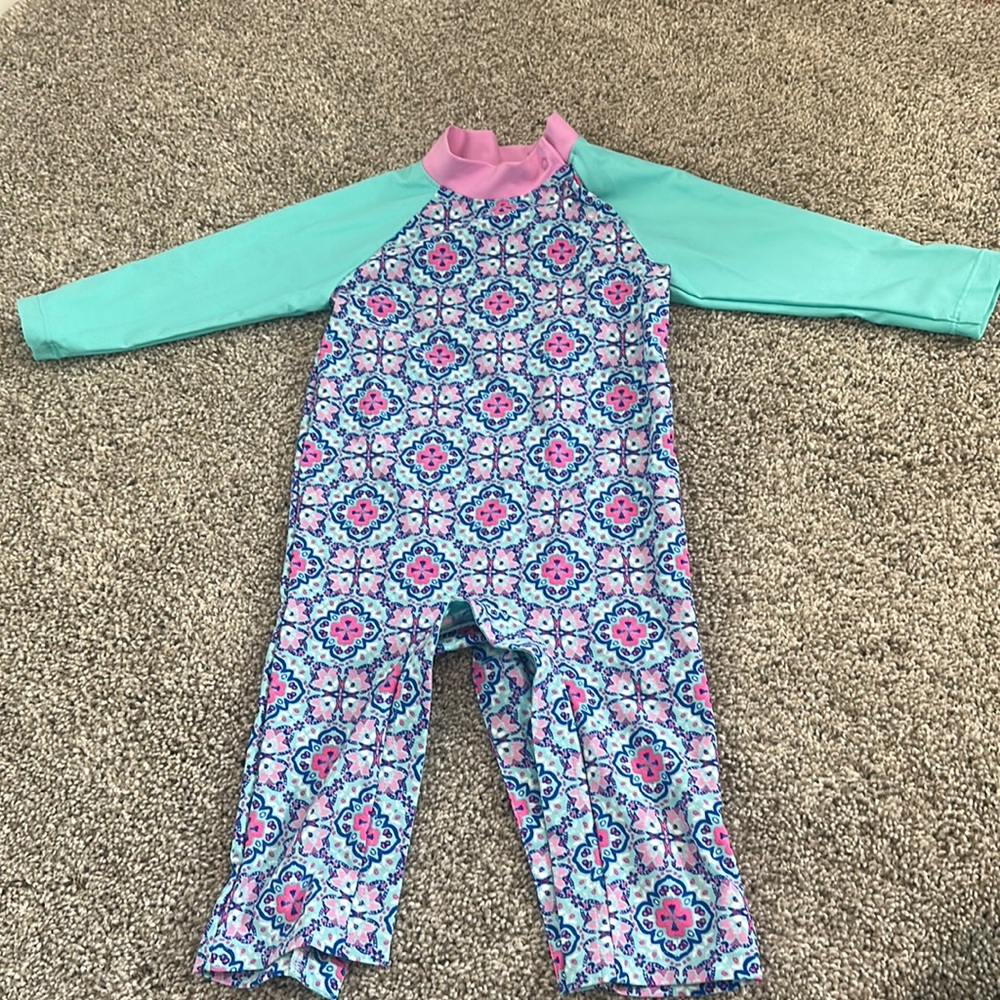 Coolibar one-piece swim suit